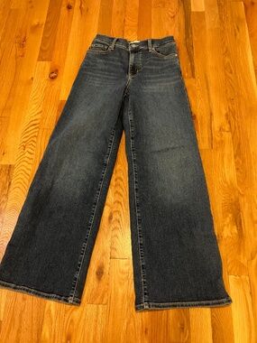 Frame Le Slim Palazzo Wide Leg Jeans- 26